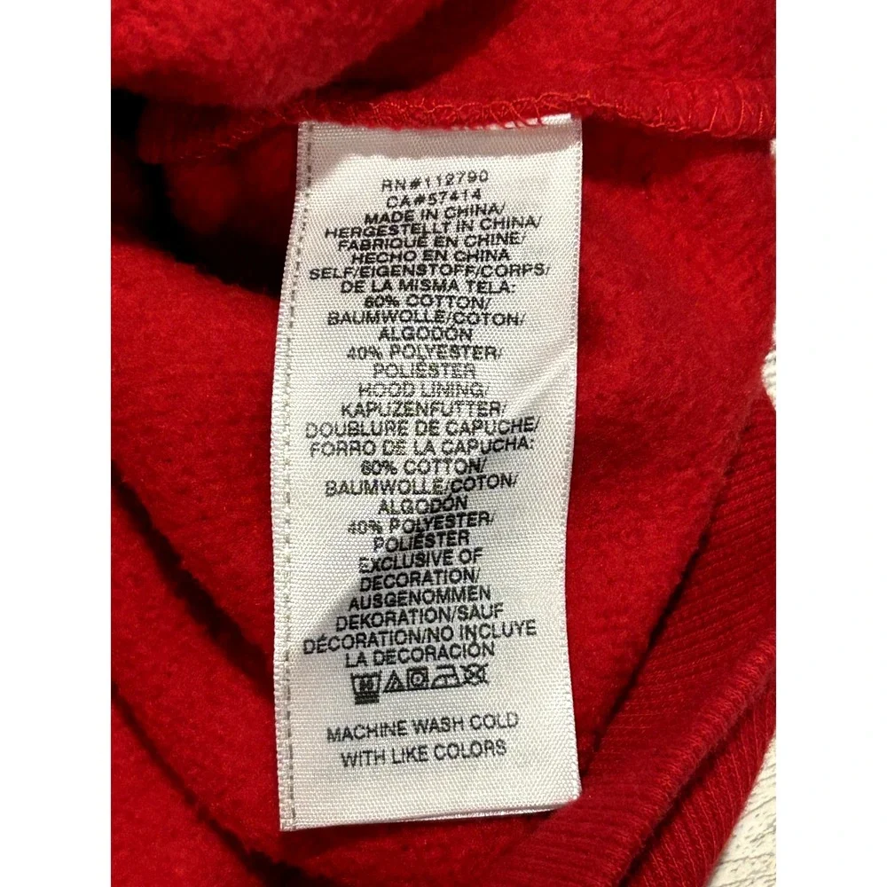 MEN'S‎ TRUE RELIGION BUDDHA LOGO CORE ZIP UP HOODIE JACKET TRUE RED LARGE